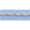Image 1 : Pure Gold 16" 14k Singapore Gold-Yellow 1.2mm Chain