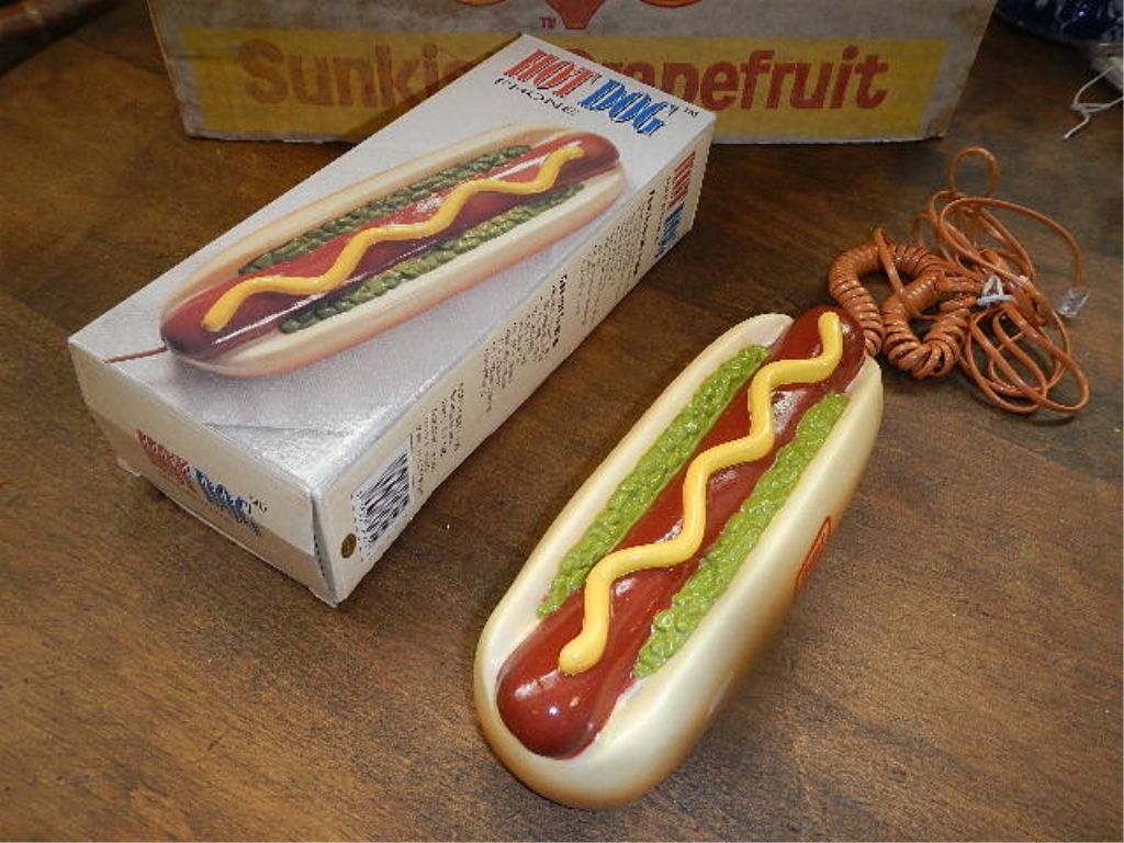 Hot Dog Phone with box Oscar Mayer
