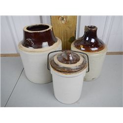 Three Stoneware Pieces