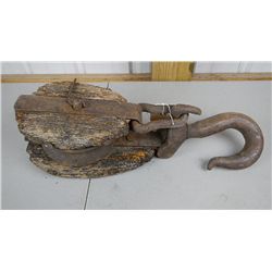 Large Antique Pulley
