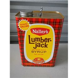 Nalley's Lumber Jack Syrup Tin