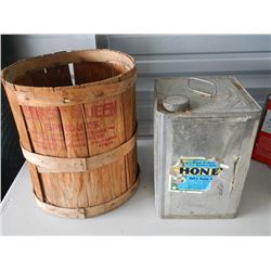 Livingston Montana Honey Can and Sprout Basket