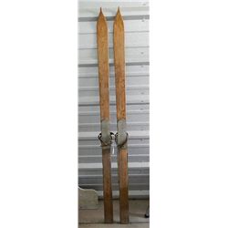 Antique Wood Skis