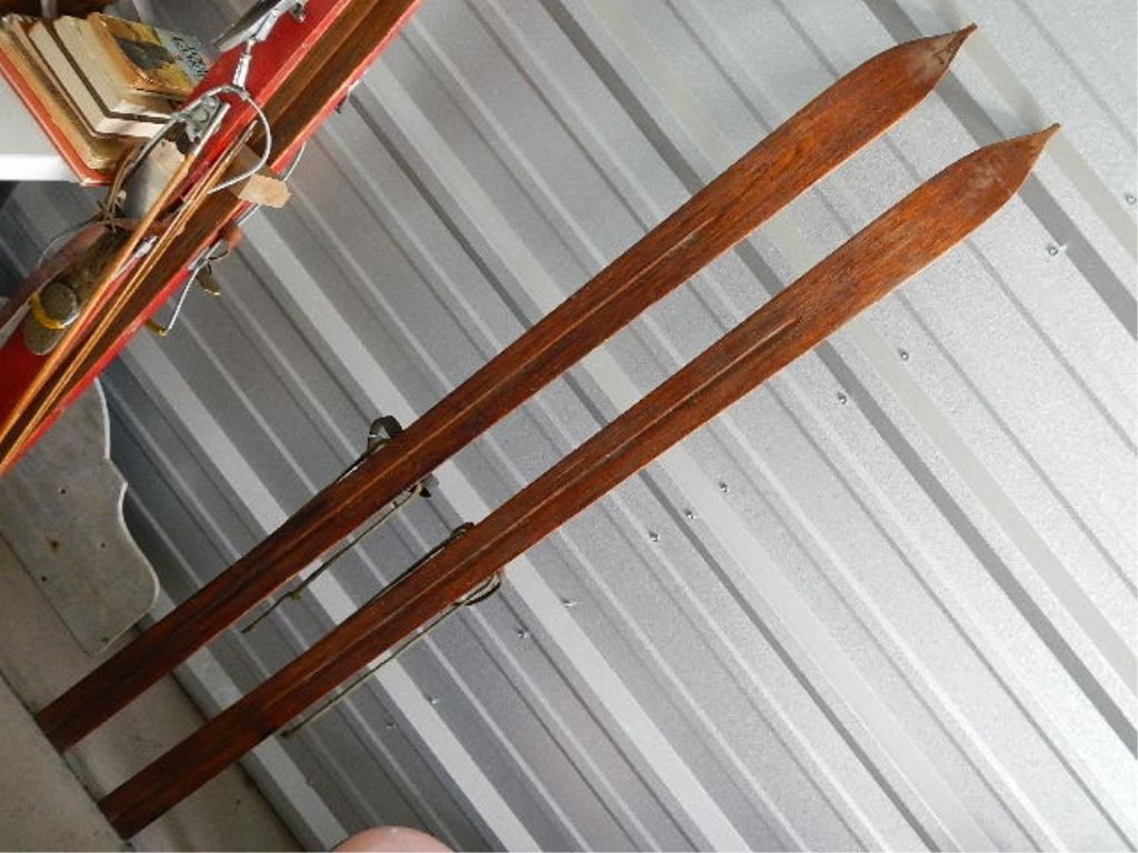 Antique Wood Skis