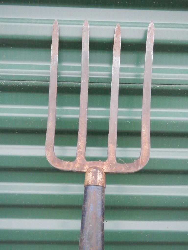 Antique Pitch Fork and Shovel