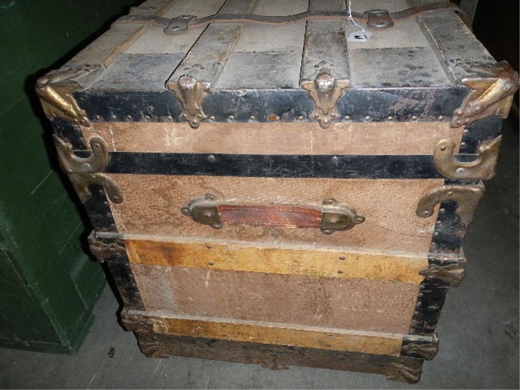 Antique Steamer Trunk