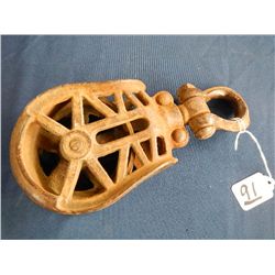 Antique pulley