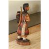 Image 2 : Native American Carving with Craddle Bag