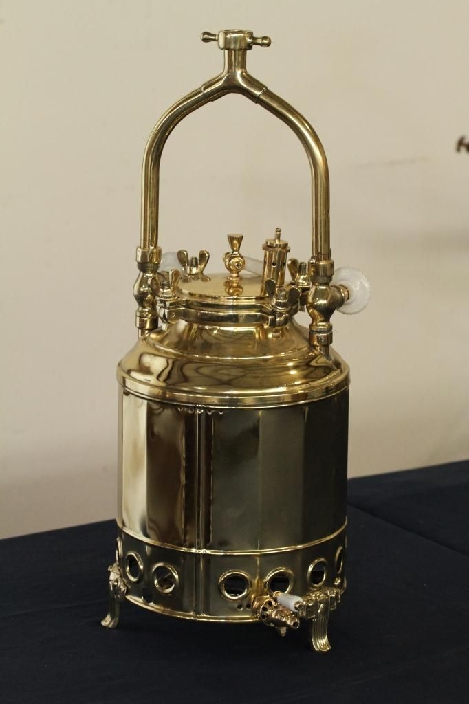 Antique Brass Dental Sanitizing Equipment