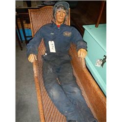 Mannequin with Valley Motors Uniform