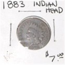1883 INDIAN HEAD PENNY RED BOOK VALUE IS $7.00 *VERY GOOD GRADE*!!