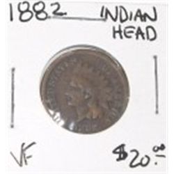 1882 INDIAN HEAD PENNY RED BOOK VALUE IS $20.00 *VERY FINE GRADE*!!