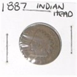 1887 INDIAN HEAD PENNY *PLEASE LOOK AT PICTURE TO DETERMINE GRADE*!!
