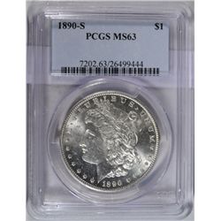 1890S  Morgan $  PCGS63