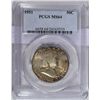 Image 1 : 1951  Franklin half $  PCGS64