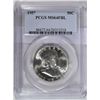 Image 1 : 1957  Franklin half $  PCGS64FBL  PCGS price guide = $36