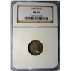 Image 1 : 1887-S SEATED DIME NGC MS65 GEM SUPERB COLOR!