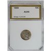 Image 1 : 1909 Barber  dime  PCI55 GRADED RIGHT ON est  $60-$70
