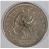 Image 1 : 1856O  Seated half $  XF   est  $100-$125
