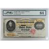 Image 1 : 1900  $10,000  Gold certificate cancelled  PMG64