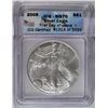 Image 1 : 2005 silver Eagle  ICG70 first day issue #1314 of 3339