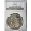 Image 1 : 1891 MORGAN SILVER DOLLAR NGC MS64 SUPER NICE