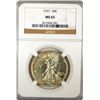 Image 1 : 1937 WALKING LIBERTY HALF DOLLAR NGC MS 65 GEM!