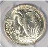 Image 3 : 1944 WALKING LIBERTY HALF DOLLAR PCGS MS 65 GEM