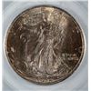 Image 2 : 1934 D WALKING LIBERTY HALF DOLLAR PCGS MS 65 GEM! RAINBOW OBV WHITE BLAST REV