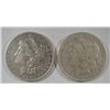 Image 1 : 2  1882 O/S Morgan  $  VG & Fine  est $90-$100