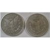 Image 2 : 2  1882 O/S Morgan  $  VG & Fine  est $90-$100