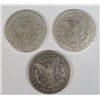 Image 2 : 3  1890CC  Morgan  $AG-VG-Fine  est $225-$235