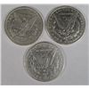 Image 2 : 3  1891CC  Morgan  $  G-VG-Fine  est $225-$235