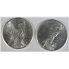 Image 2 : 2  1927  Peace  $  AU55 and MS63 est $200-$225