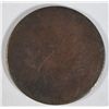 Image 2 : 1806 LARGE CENT - FOLK ART CARVING ON OBVERSE