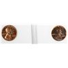 Image 2 : 2 PROOF LINCOLN CENTS 1956 PCI PR-69 CAMEO, 1957 PCI PR-69 RED