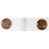 Image 3 : 2 PROOF LINCOLN CENTS 1956 PCI PR-69 CAMEO, 1957 PCI PR-69 RED