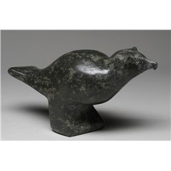 Bird Carving by Itula - Cape Dorset 13" L. 7" H.  Good Condition