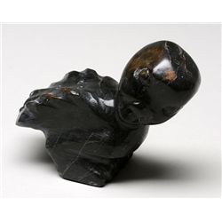 Spirit Bird Sculpture by Johnny Inukpuk - Inukjuak 3 1/2" L.  Good Condition
