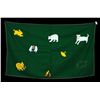 Image 1 : Rankin Inlet Applique Wall Hanging of Animals - Artist Unknown 34"x 57"  Fine Condition