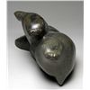 Image 2 : Parnee Peter Sculpture of Two Seals - Cape Dorset 16" L. 9" H.  Good Condition