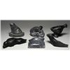 Image 1 : Six Inuit Carvings by Various Animals - Artist Unknown 6" L. - 8" L.  All in Good Condition