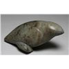 Image 1 : Arctic Bird Carving by Kalai Adla (1927-) Cape Dorset 8" H. 13" L.  Good Condition