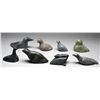 Image 1 : Eight Bird and Seal Carvings From Various Artists and Communities Including Adamie 4" L. - 9" L.  Al