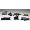 Image 1 : Seven Bird and Seal Carvings From Various Artists and Communities Including Parnee Peter, Maggie, Ag