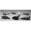 Image 2 : Seven Seal Carvings From Various Artists and Communities  Including Atchealak and Jacopie Kosiak 6"