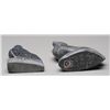 Image 3 : Two Peter Pappy Sculptures; Duck 11978 4 5/8" H. 4 5/8" W. and Bird 4 1/4" H. 3 1/4" W.  Both in Goo