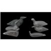 Image 1 : Six Bird Carvings by Various Sanikiluaq Artists Including Nellie Appaquq 5 1/2" L. - 8 1/2" L.  All