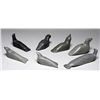 Image 2 : Seven Bird Carvings From Sanikiluaq 4" L. - 6 3/4" L.  All in Good Condition