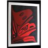 Image 1 : Robert Davidson Serigraph "Before the Snag" ‘97  62/66  37"x 49 1/2" Framed  Fine Condition